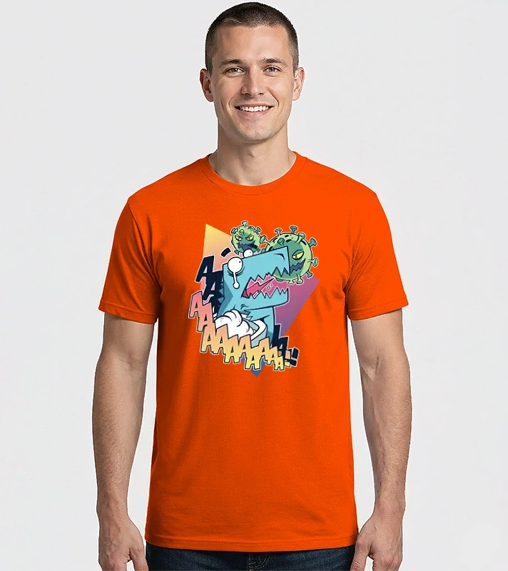 Koronavírus T-rex – Férfi Imperial póló
