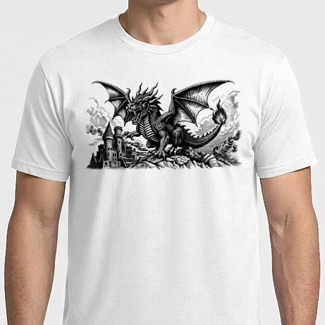 Férfi Imperial póló - dragon