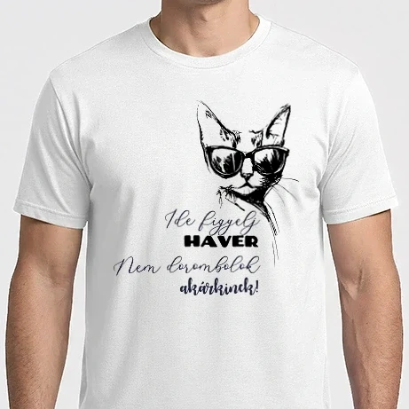 Férfi Imperial póló - Cicu_Ide figyelj HAVER!
