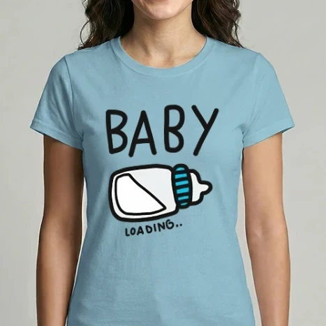 Női Imperial póló - Baby loading