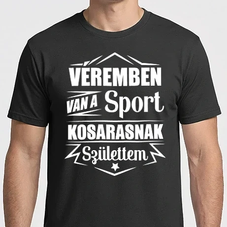 Férfi Imperial póló - Véremben van a sport kosárlabda
