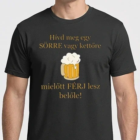 Férfi Imperial póló - Hívd meg egy sörre - Legénybúcsú