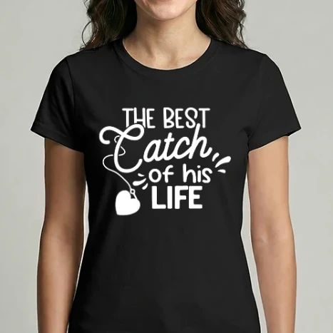 Női Imperial póló - The best catch of his life