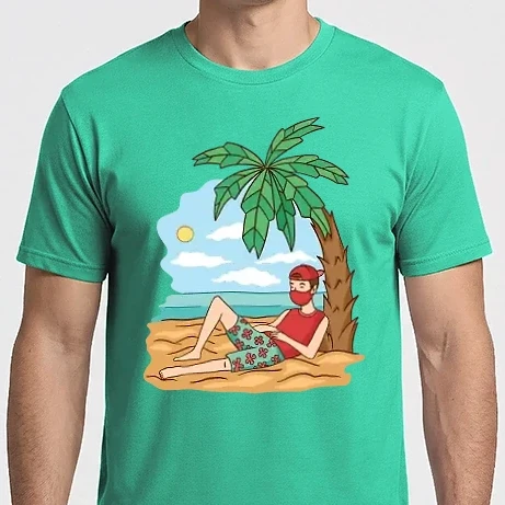 Férfi Imperial póló - Karantén Vakáció
