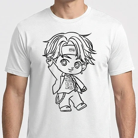 Férfi Imperial póló - BTS CHIBI