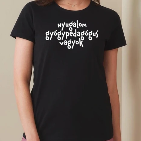 Női prémium kerek nyakú póló  - gyogypedagogus