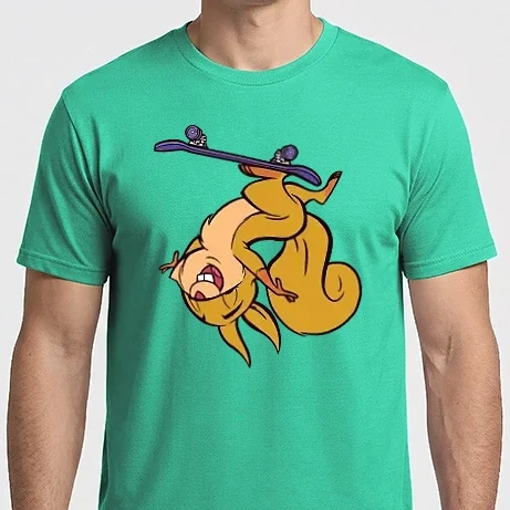 Férfi Imperial póló - Gördeszkás Mókus