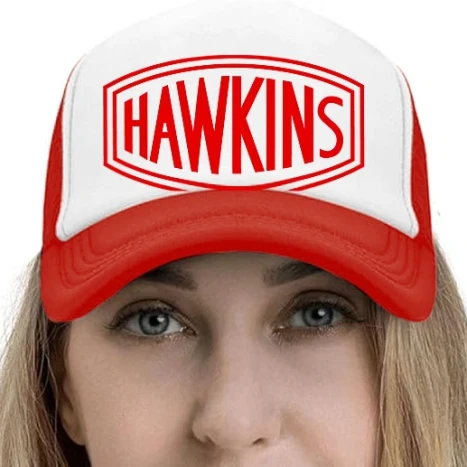 Trucker baseball sapka - Stranger Things Hawkins színezhető