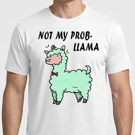 Férfi Imperial póló - Not my prob-llama
