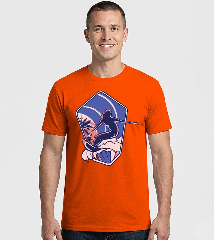 Surf illusztráció – Férfi Imperial póló