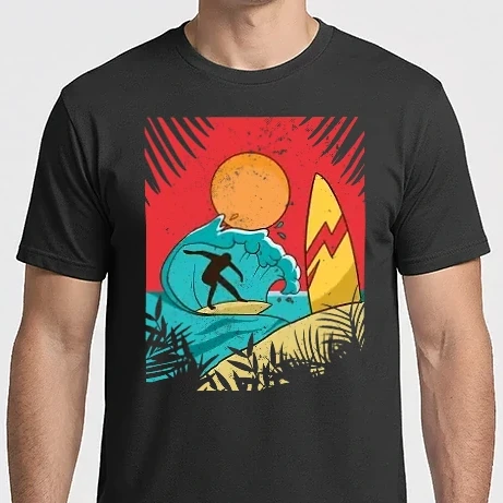 Férfi Imperial póló - Surf Poszter