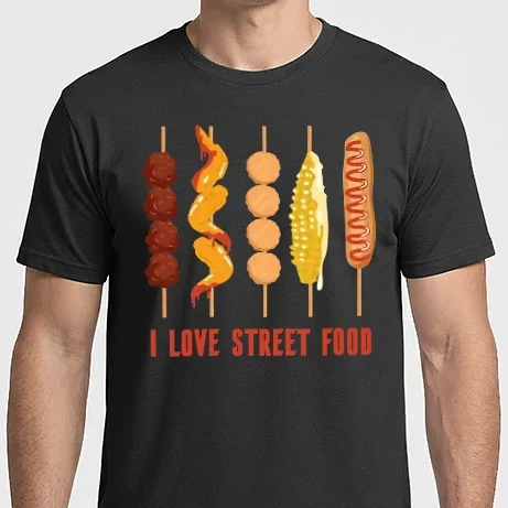 Férfi Imperial póló - I Love Street Food