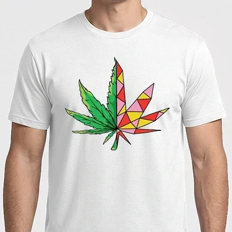 Férfi Imperial póló - Marijuana levél