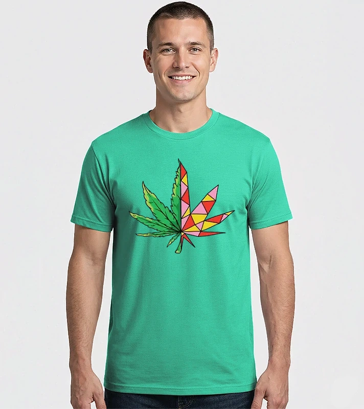 Marijuana levél – Férfi Imperial póló