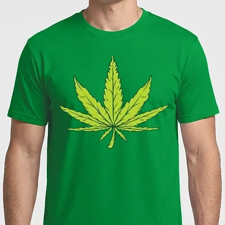 Férfi Imperial póló - Marijuana levél