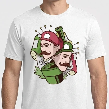 Férfi Imperial póló - Mario és Luigi