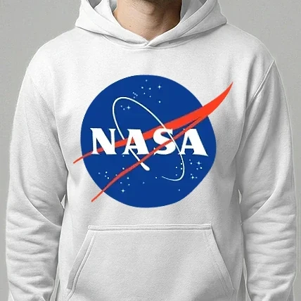 Férfi kapucnis pulóver - NASA