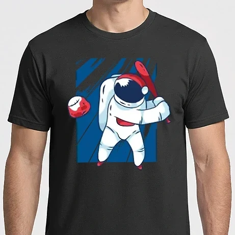 Férfi Imperial póló - Űrhajós Baseball