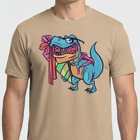 Férfi Imperial póló - T-rex Iskolás