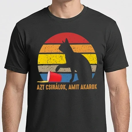 Férfi Imperial póló - Azt csinálok amit akarok Cica sör