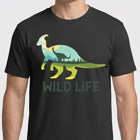 Férfi Imperial póló - Dinoszaurusz