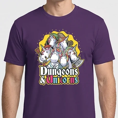 Férfi Imperial póló - Dungeons and Unicorns