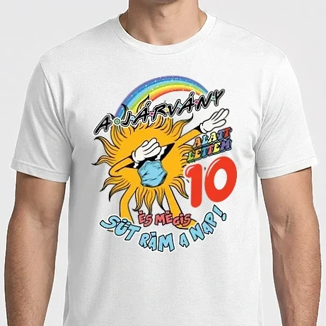 Férfi Imperial póló - Optimista szülinapos 10 éves