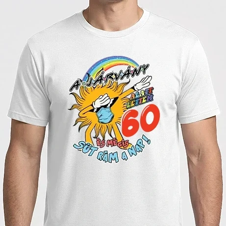 Férfi Imperial póló - Optimista szülinapos 60 éves