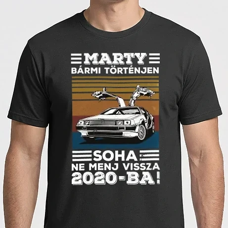 Férfi Imperial póló - Back to the future 2020
