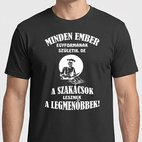 Férfi Imperial póló - Szakács fehér