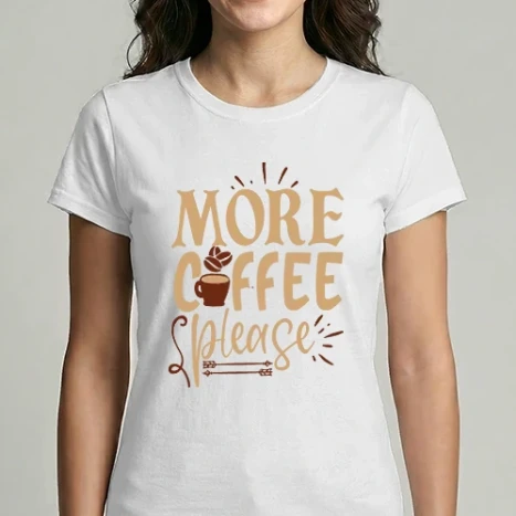 Női Imperial póló - More coffee please