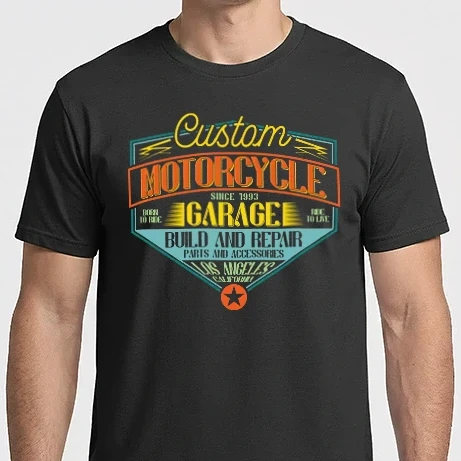 Férfi Imperial póló - Mororcycle Garage