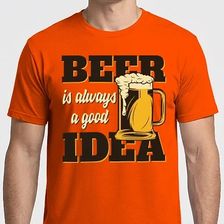Férfi Imperial póló - Beer Is Always A Good Idea