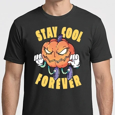 Férfi Imperial póló - Stay Cool Forever Halloween Tök