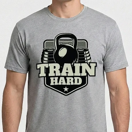 Férfi Imperial póló - Train Hard Gym