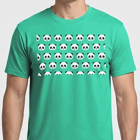 Férfi Imperial póló - Panda fejek