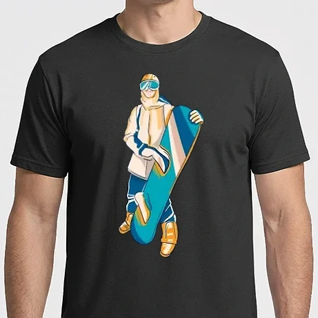 Férfi Imperial póló - Snowboardos