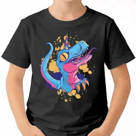 Uniszex gyerek Póló - Unicornsaurus - Unikornis Dinoszaurusz