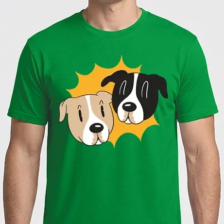Férfi Imperial póló - Kutya Fejek
