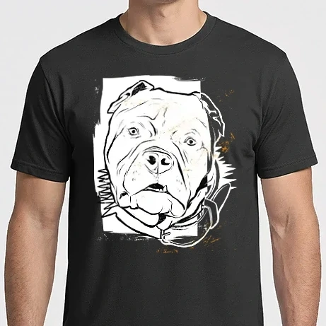 Férfi Imperial póló - Pitbull Fej