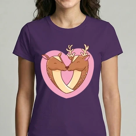 Női Imperial póló - Cuki Őzike és Szarvas