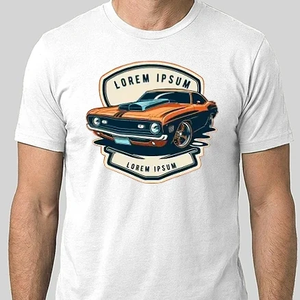Férfi Alap póló - muscle car