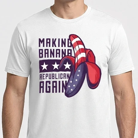 Férfi Imperial póló - Make Banana Republican Again