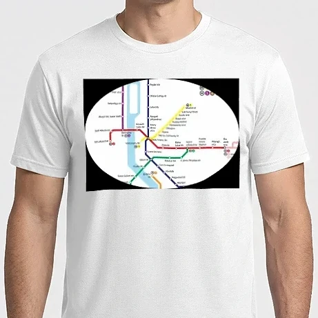 Férfi Imperial póló - Budapest Metró maszk