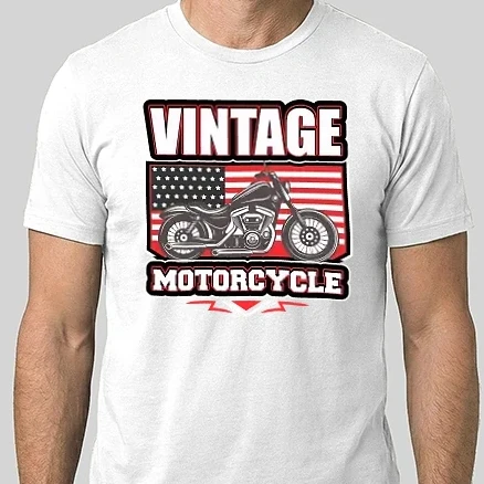 Férfi Alap póló - Motorcycle