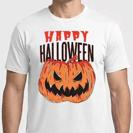 Férfi Imperial póló - Boldog Halloweent Pumpkin