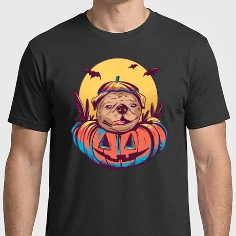 Férfi Imperial póló - Mopsz Halloween