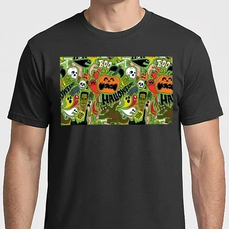 Férfi Imperial póló - Halloween maszk