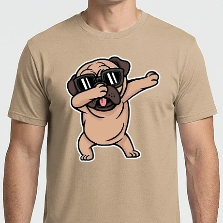 Férfi Imperial póló - Pug Dabbing