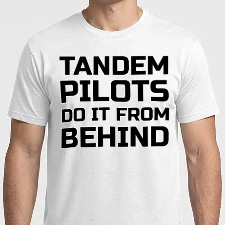 Férfi Imperial póló - Tandem Pilots Do It From Behind